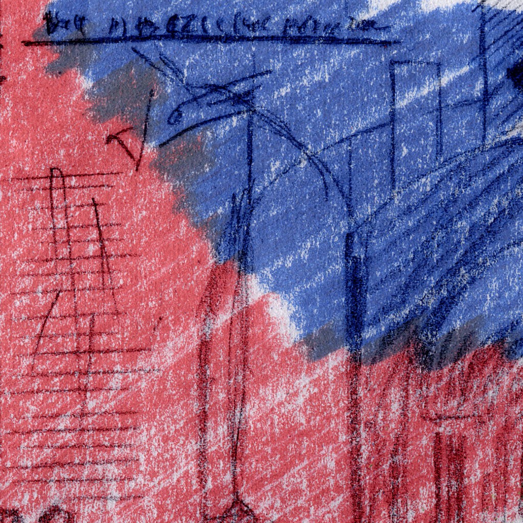 Ausschnitt Nr. 1 aus: Marcellus M. Menke: 72 Zehn-Euro-Scheine, nicht immer vollständig wiedergegeben, gescannte Zeichnung und digitale Montage, Köln 2012. Hommage à: Andy Warhol, 80 Zweidollarscheine (Vorder- und Rückseite), 1962