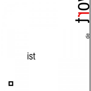 Ausschnitt Nr. 1aus: Marcellus M. Menke: Digital Squares, Studie 001_b_v. Digital erzeugte Quadrate und Schrift. Vektorgrafik im PDF-Format. Köln 2013