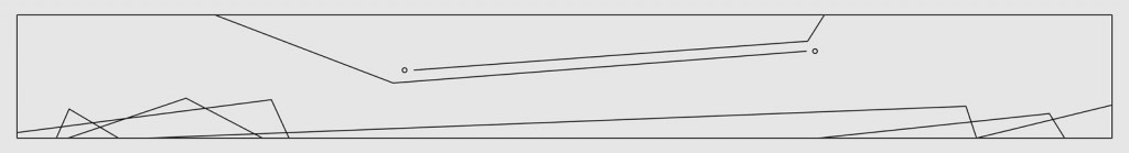 Marcellus M. Menke: some extremely long lines with angles and two probably completely insignificant dots study for the structural understanding of landscape and power (based on a pencil drawing) Digital Art Project Siegen 2013